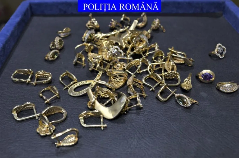 Captură impresionantă de aur, în valoare de peste 6.000.000 de lei, confiscată de polițiștii gălățeni