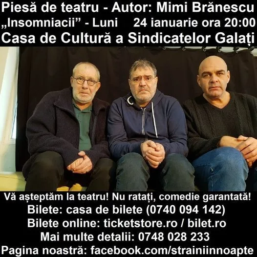 Comedia nu dispare la Galaţi!