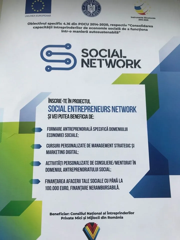 Antreprenor în economia socială, o șansă pentru oamenii cu inițiativă din comunitate