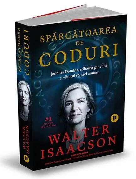 O carte pe zi: „Spărgătoarea de coduri: Jennifer Doudna, editarea genetică şi viitorul speciei umane” de  Walter Isaacson