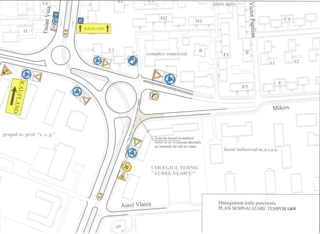 Circulația revine la normal pe strada Traian Vuia din Galați