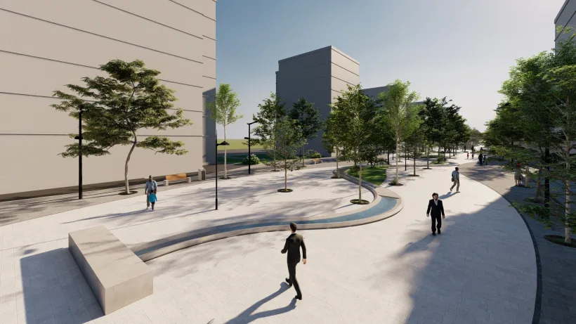 Aleea de la P-uri intră în modernizare. Zona va arăta spectaculos