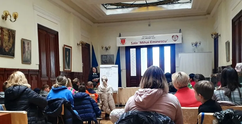 Cursuri de limba română pentru refugiații ucraineni, la Biblioteca Județeană "V.A. Urechia"