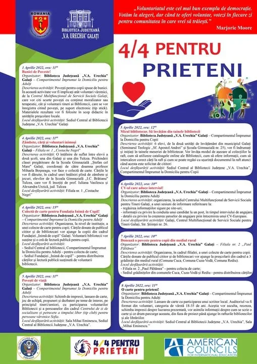Proiectul 4/4PentruPrieteni
