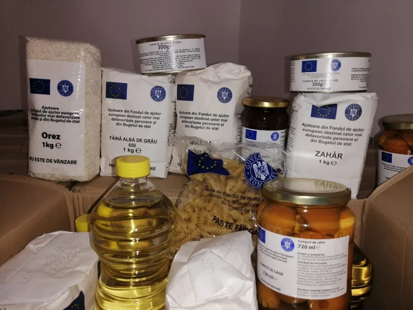 De joi, o nouă tranșă de alimente din partea UE, pentru gălățenii defavorizați