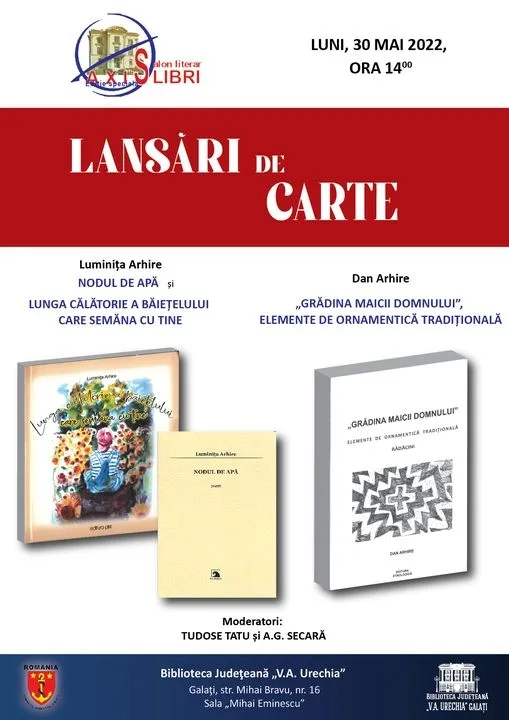 Lansare de cărţi la Biblioteca "V.A. Urechia" din Galaţi