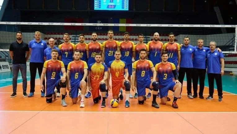 Meci internaţional de volei masculin la sala Polivalentă Dunărea