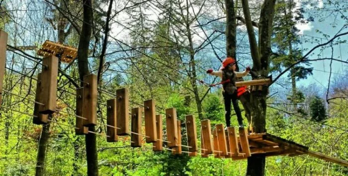 Lucrări avansate la Parcul de Aventură din Pădurea Gârboavele