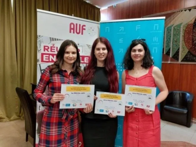 Doctorandă de la UDJ Galați, premiul I la un concurs de prezentare a tezei de cercetare în limba franceză