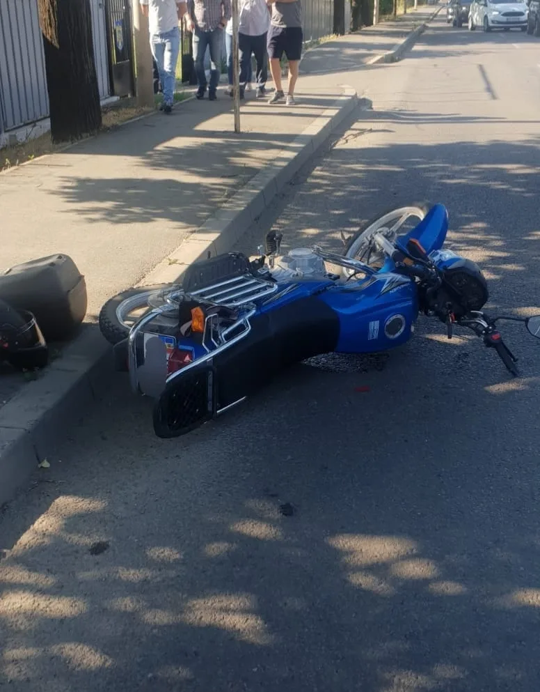 Motociclist din Republica Moldova, rănit la Galați