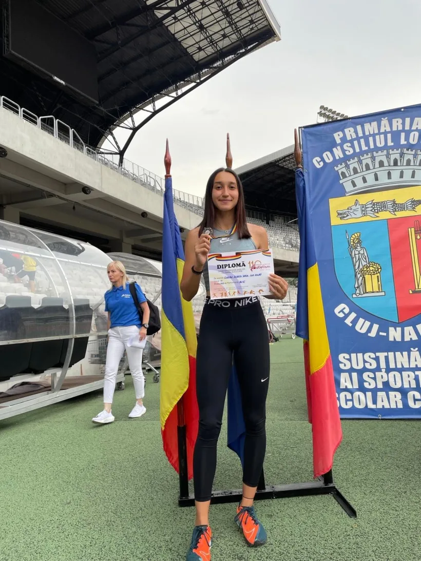 Gălăţeanca Rebeca Ciocan, vicecampioană naţională la 400 de metri cu „personal best”