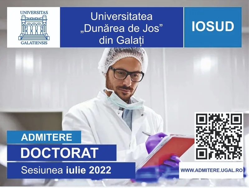 Gata și cu înscrierile pentru Doctorat în sesiunea de admitere de vară de la UDJG