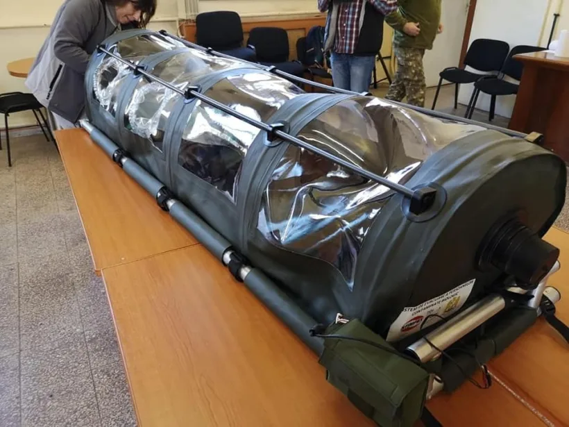 MApN: "Cercetătorii militari au reușit să realizeze, un sistem de evacuare a personalului contaminat cu agenti biologici, tip izoletă"
