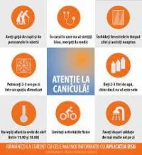 Recomandări în perioada caniculară pentru populaţia generală