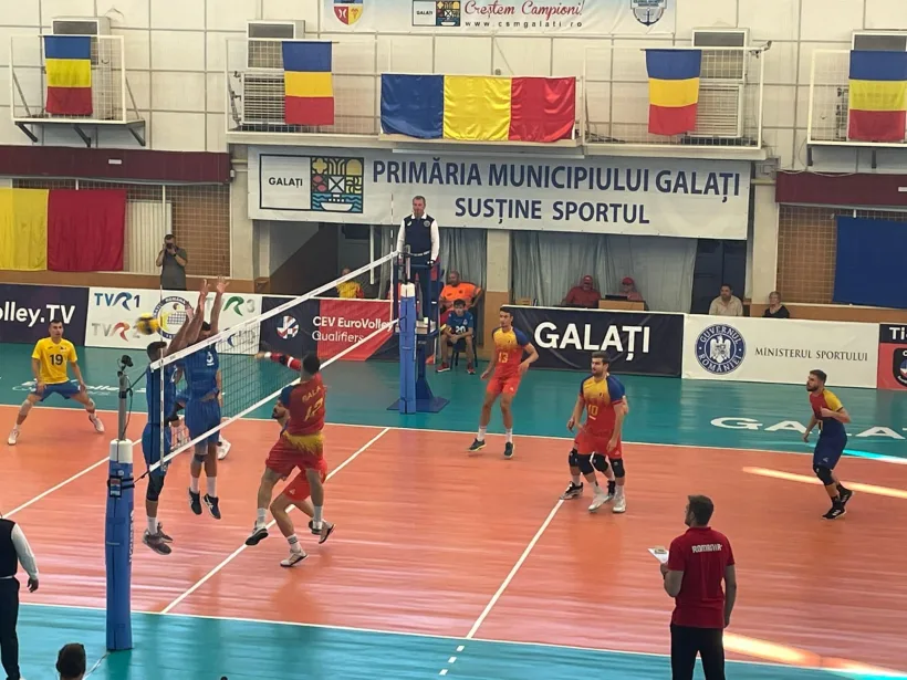 Tricolorii lui Sergiu Stancu au urcat pe primul loc în grupa de calificare la EuroVolley 2023