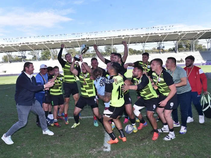 Rugbiştii de la CSM Galaţi s-au „bronzat” la Arcul de Triumf