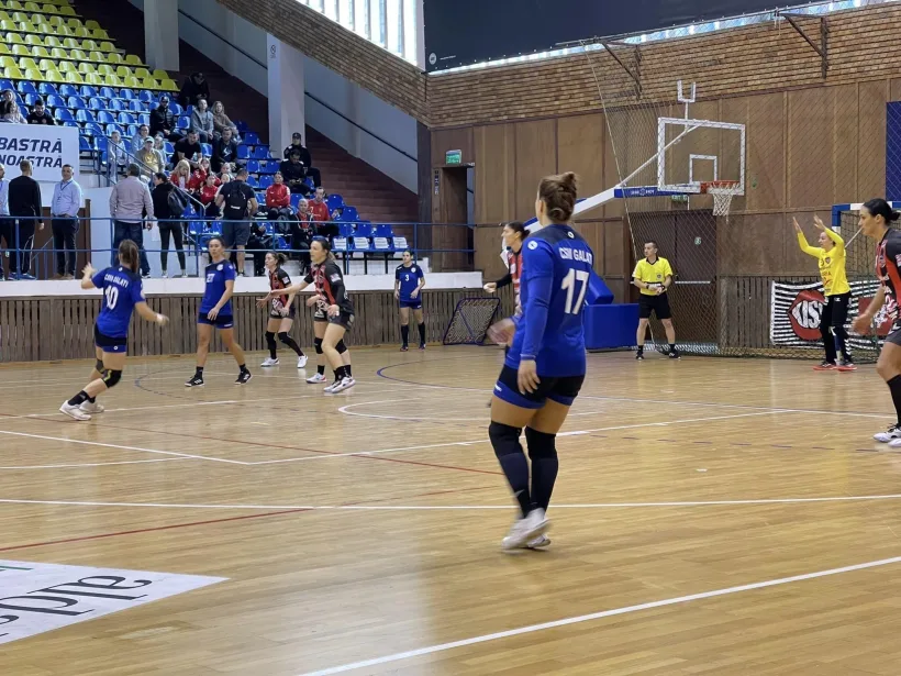 41 de goluri încasate de CSM Galați în cea de-a cincea înfrângere din Liga Florilor