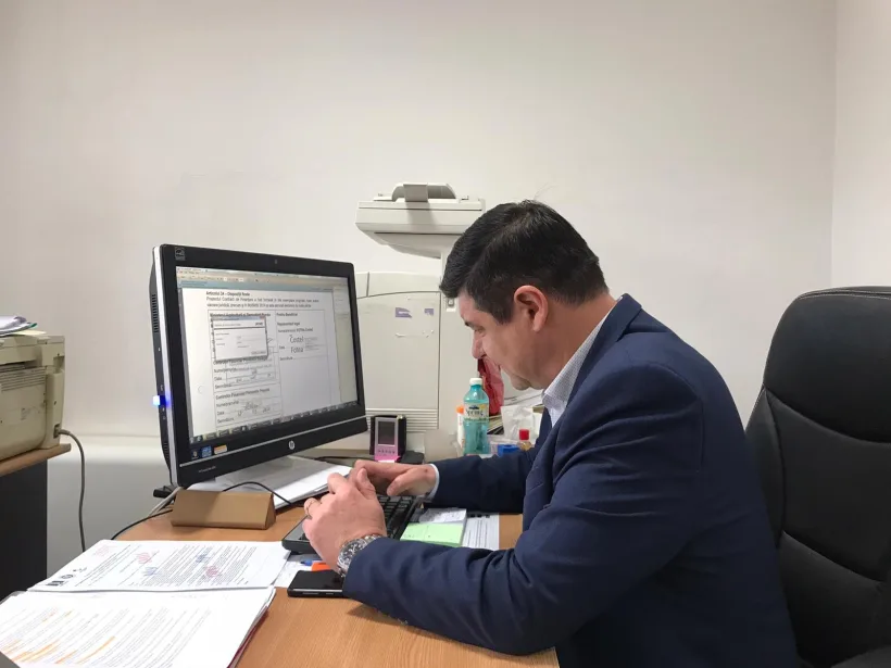 Premieră la Galați. Președintele Consiliului Județean a semnat în format electronic un contract european