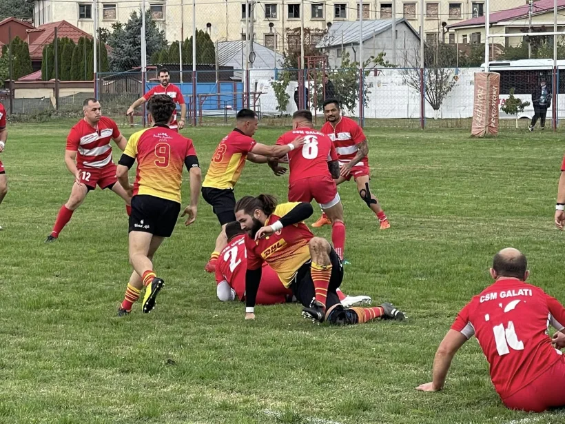 Prima victorie pentru rugbiştii de la CSM Galaţi în play-out