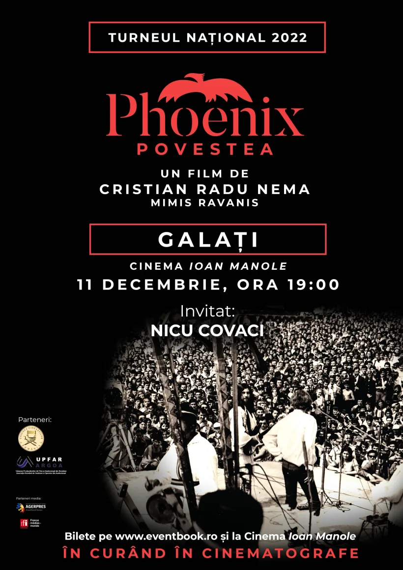 Duminică, povestea trupei Phoenix este „spusă” la Galați