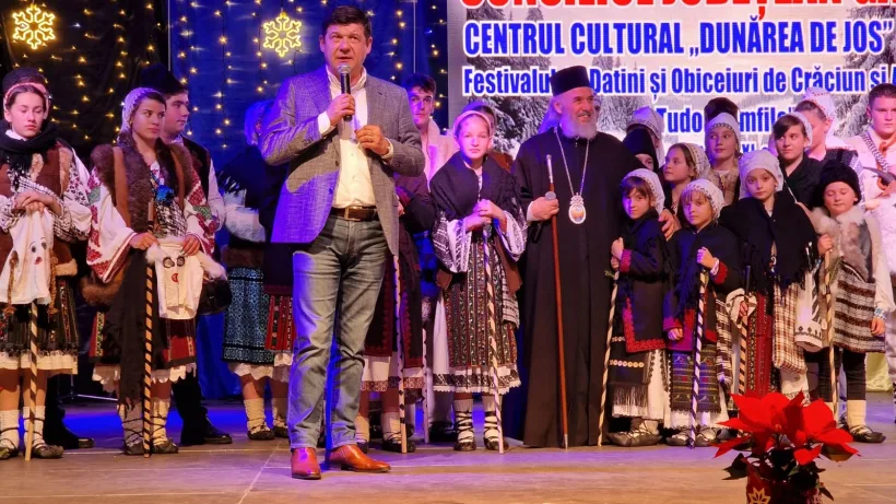 Atmosferă de sărbătoare a satului românesc, la Galați: Festivalul de Datini și Obiceiuri de Crăciun și Anul Nou
