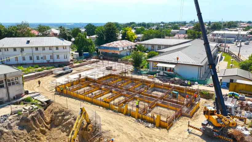 Investiție de 17,3 milioane de lei la Spitalul de Boli Infecțioase din Galați. Au început pregătirile pentru turnarea structurii noului pavilion