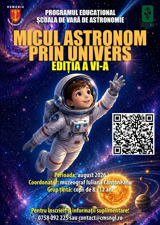 Școală de Vară de Astronomie, pentru copii, la Muzeu