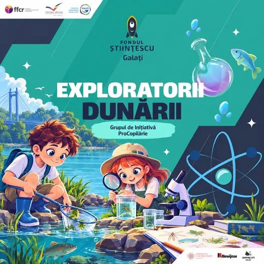 „Exploratorii Dunării”- un nou proiect pentru preșcolari este finanțat prin Fondul Științescu Galați
