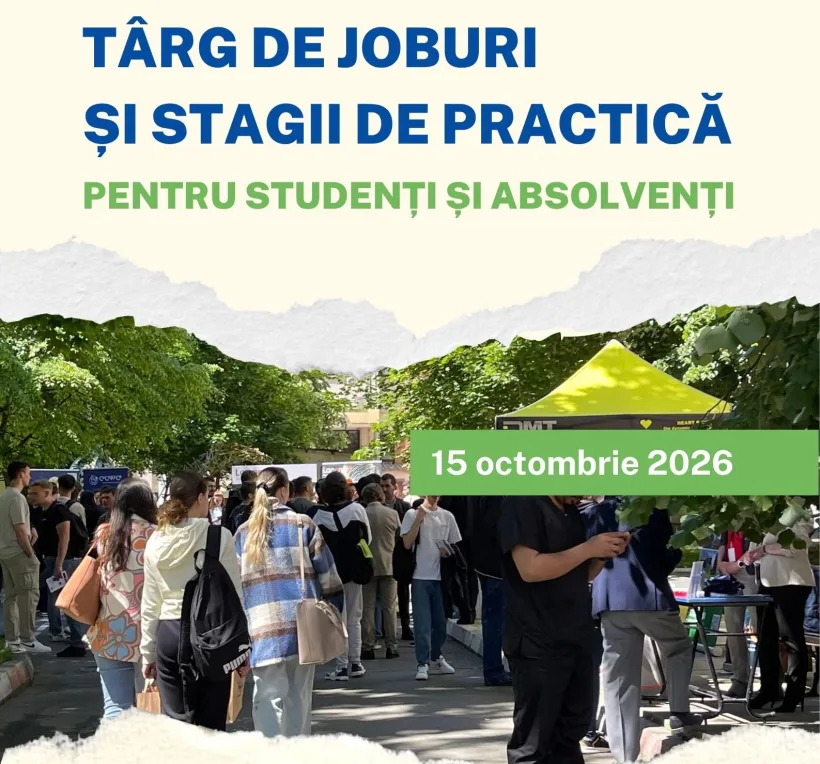 Târg de joburi pentru studenți și absolvenți, la Universitatea „Dunărea de Jos” din Galați